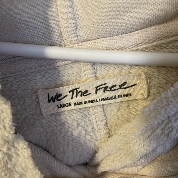 Free People We the Free Zuma Hoodie Sweatshirt Size Large - Picture 4 of 6